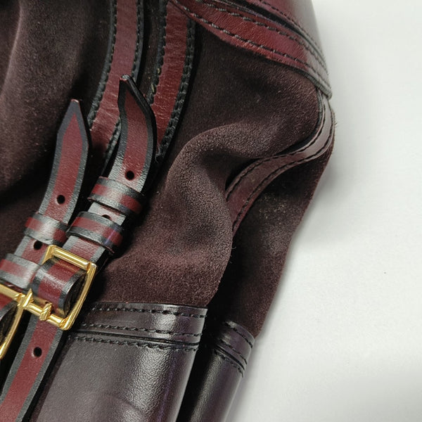 Suede Shoulder Bag Red