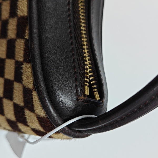 TIGRE Damier Ebene Horsehair Brown