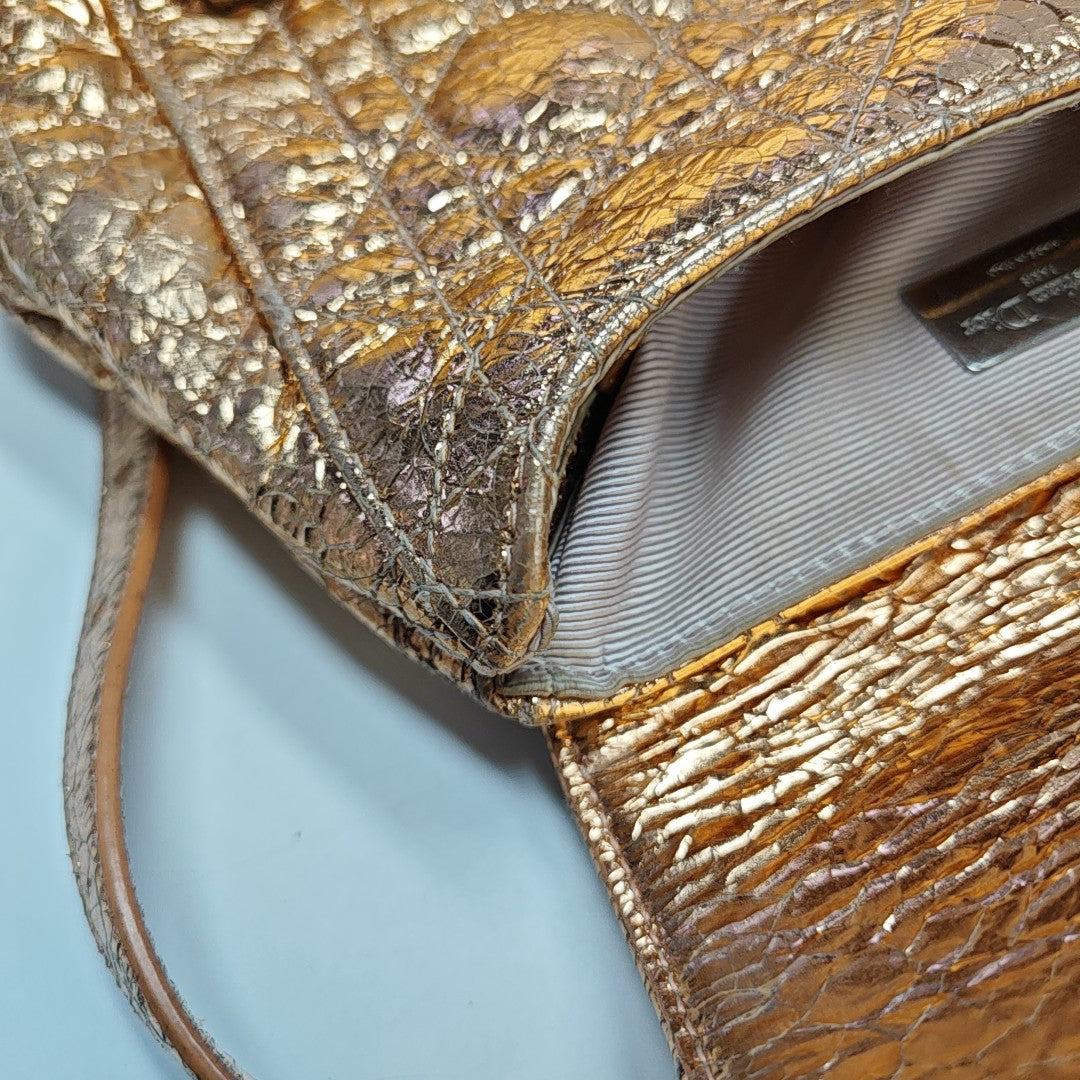 Stardust Small Cannage Calfskin Rose Gold