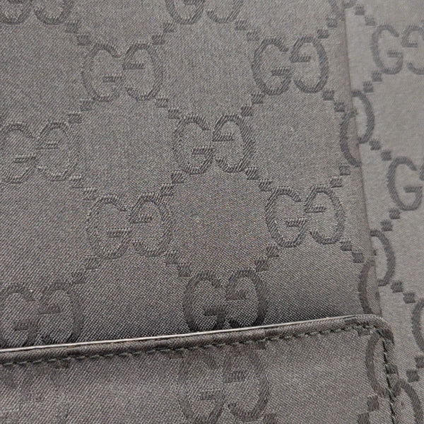 Monogram Fabric Tote Bag Black