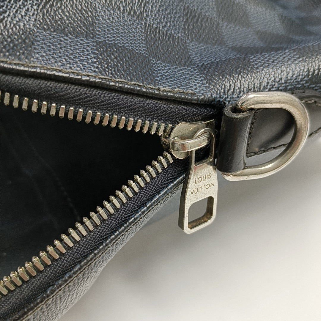 JOUR Damier Coated Canvas Blue