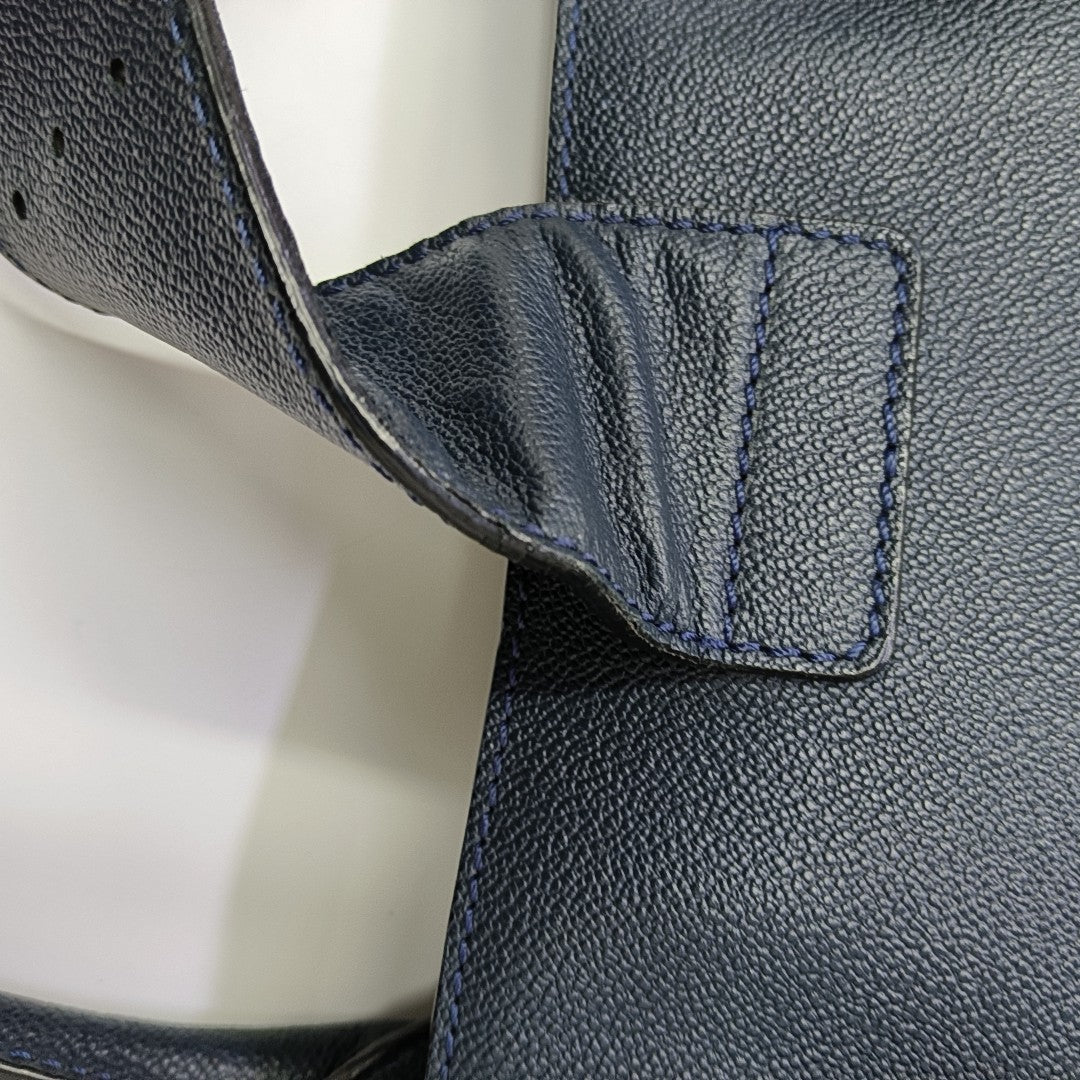 Buckle Calfskin Blue