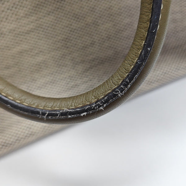 Canvas Top Handle Bag Beige
