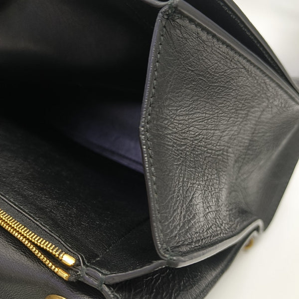 Crush Medium Calfskin Black
