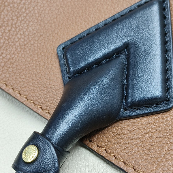ON MY SIDE MM Monogram Calfskin Brown