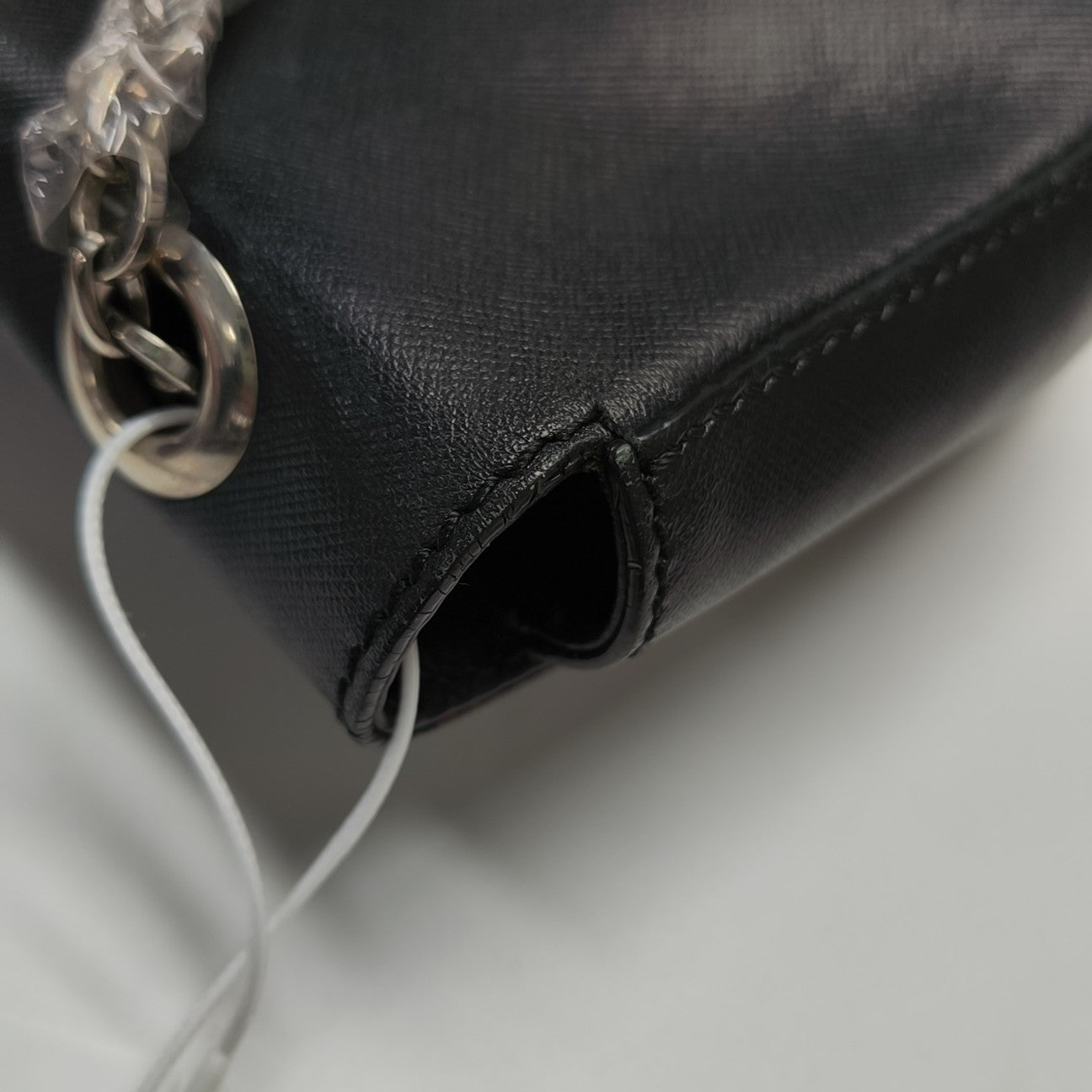 Calfskin Top Handle Bag Black