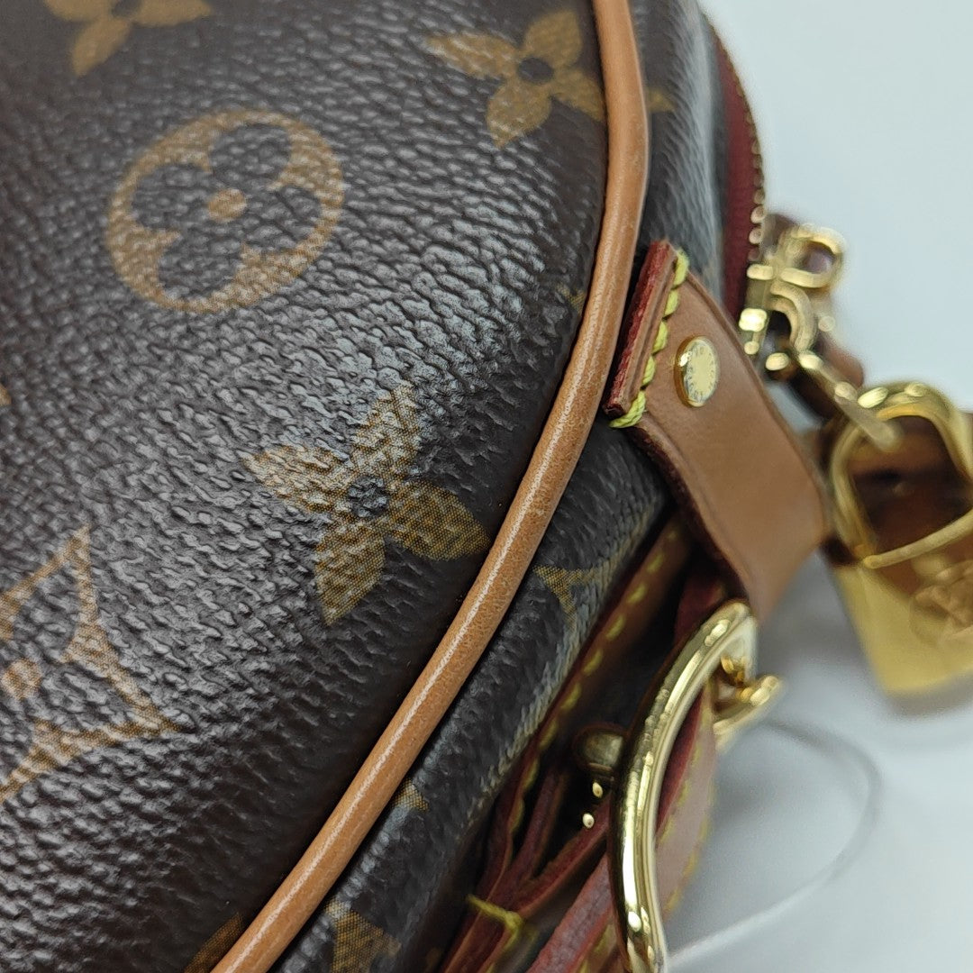BOITE CHAPEAU MM Monogram Coated Canvas Brown