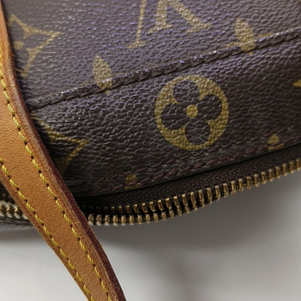 SPONTINI Monogram Coated Canvas Brown