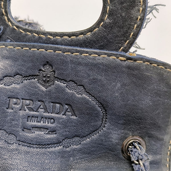 Denim Shoulder Bag Blue