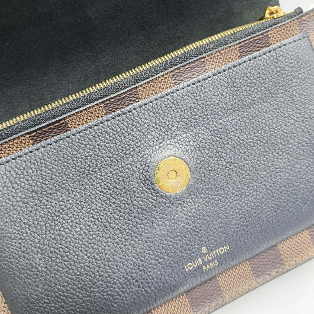 VAVIN Damier Ebene Coated Canvas Brown