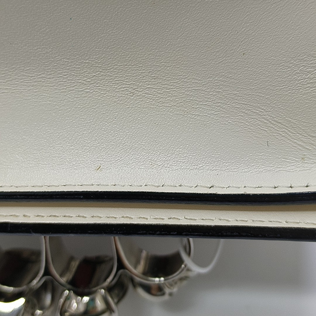 Calfskin Shoulder Bag White