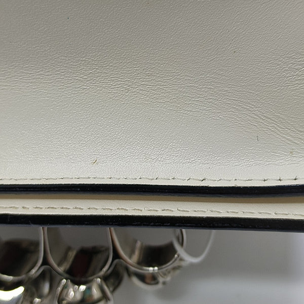 Calfskin Shoulder Bag White