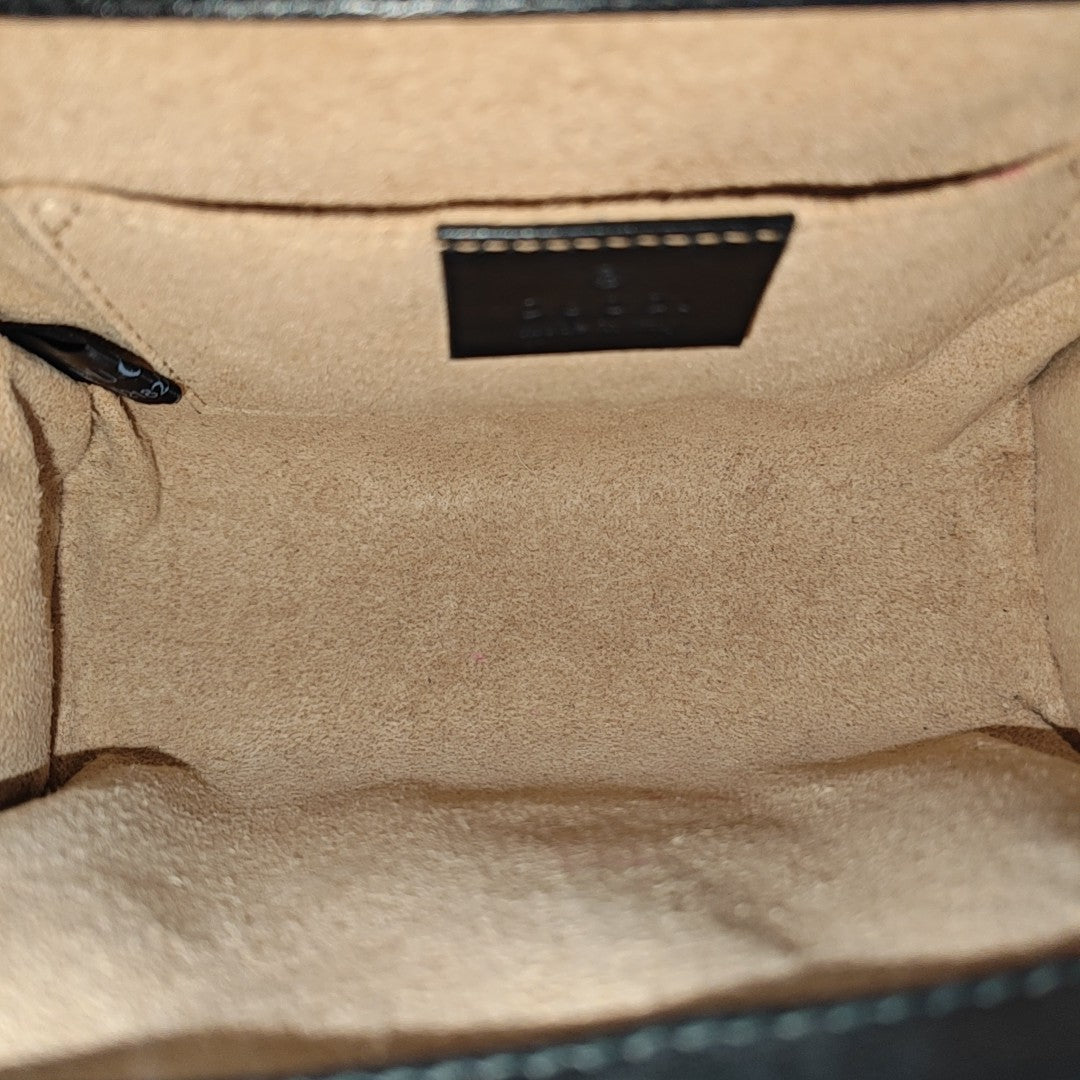 Padlock Small Monogram Coated Canvas Beige