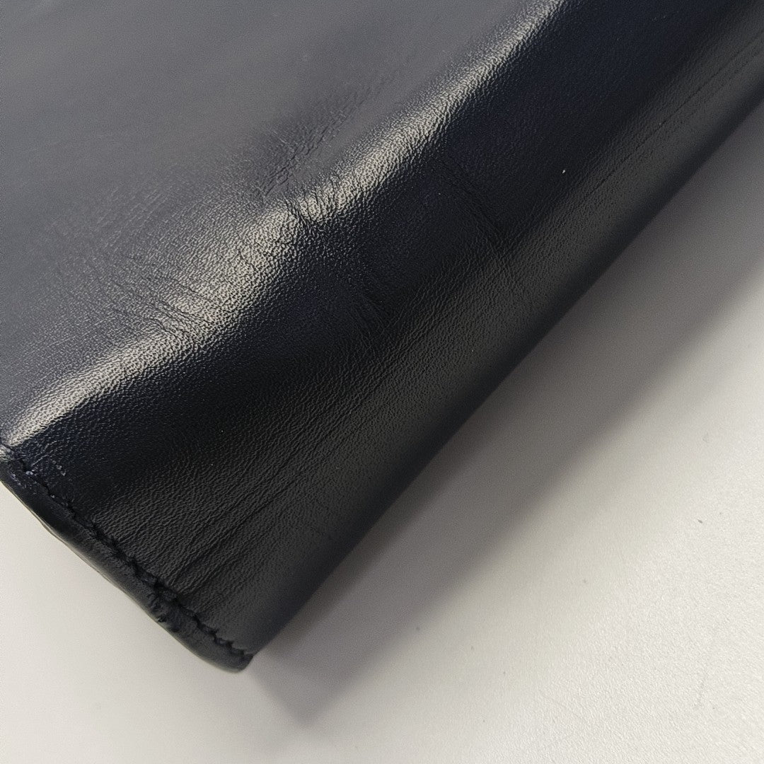 Calfskin Clutch Blue