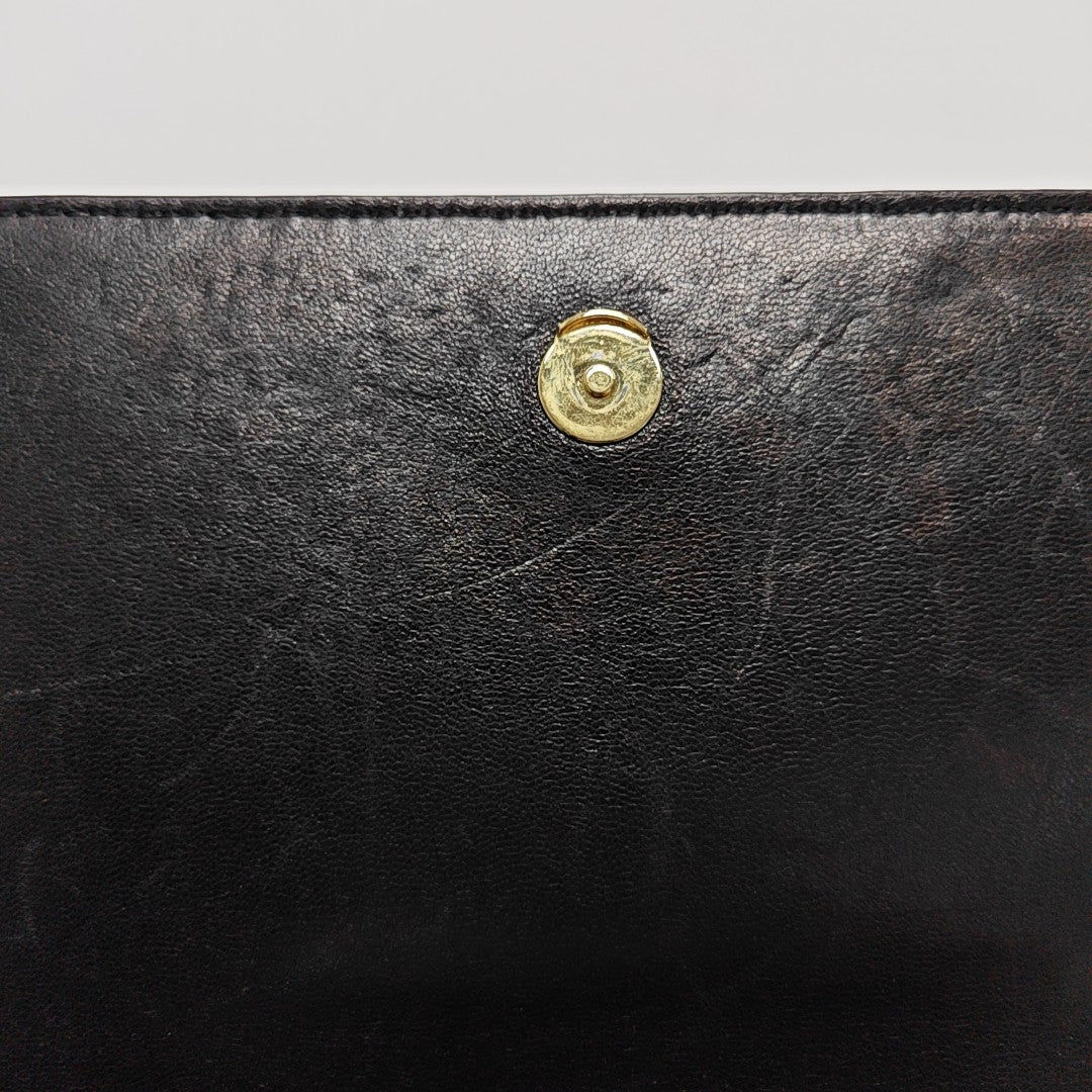 ANGIE Quilted Lambskin Black