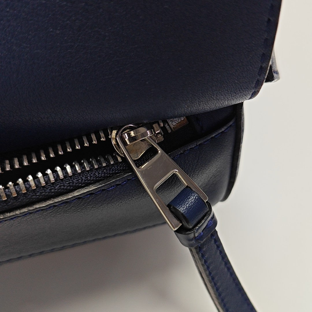 Puzzle Small Calfskin Blue