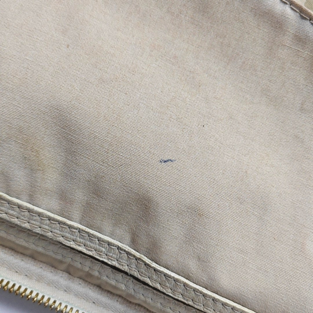 Authenticated pre-owned  SPEEDY 30 Monogram Canvas White - Top Handle Bag at Looply