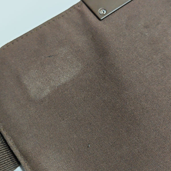 BROOKLYN Damier Ebene Coated Canvas Brown