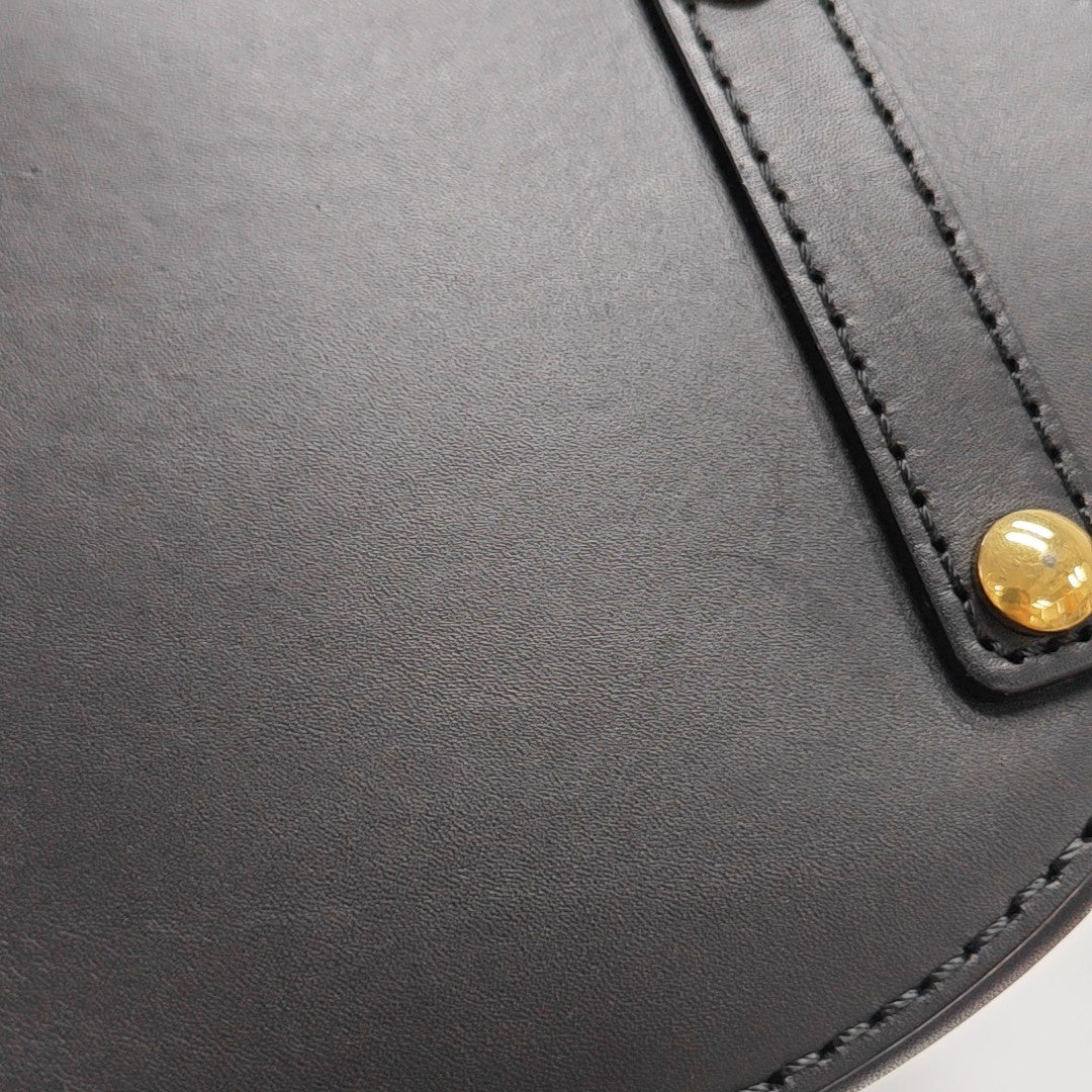 The Bucket Calfskin Black