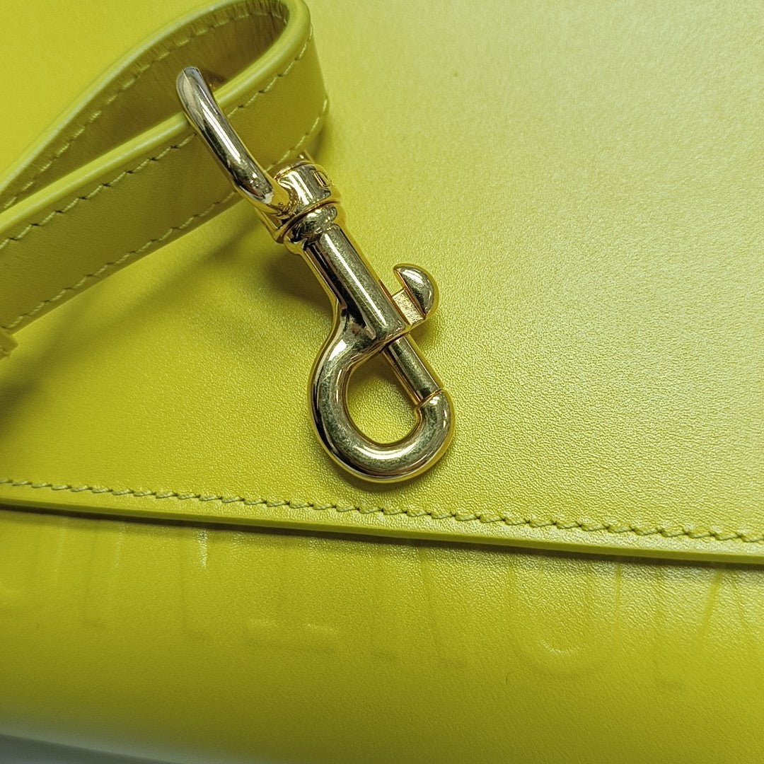 Authenticated pre-owned  Bobby Calfskin Yellow - Crossbody Bag at Looply