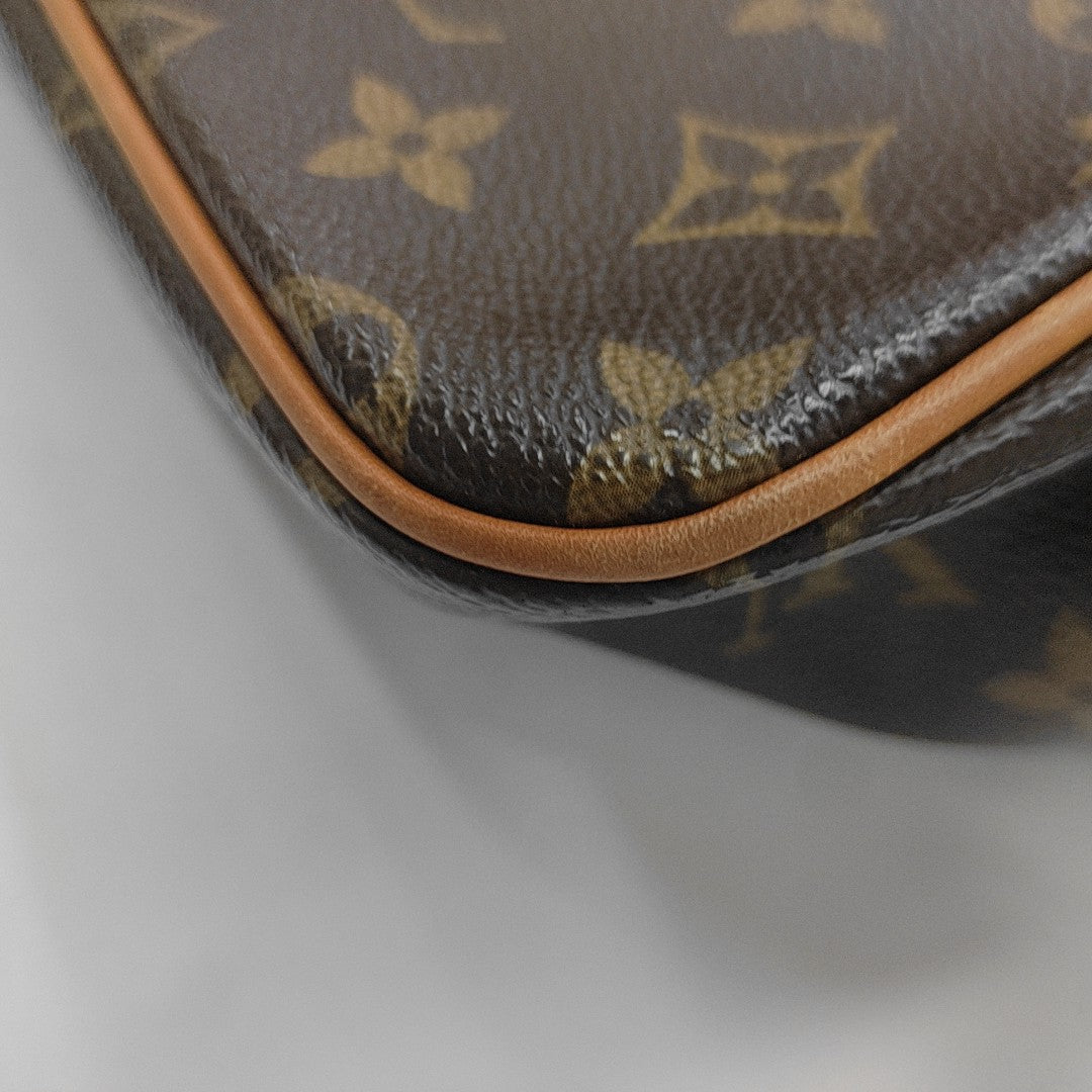 PALERMO PM Monogram Coated Canvas Brown