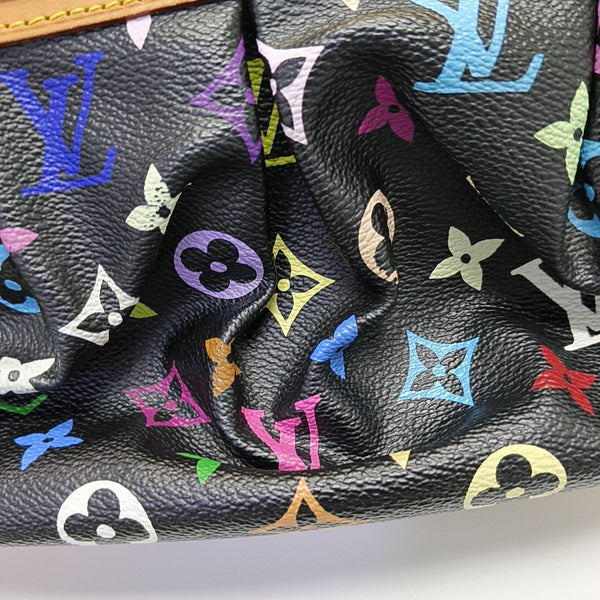 JUDY PM Monogram Coated Canvas Black
