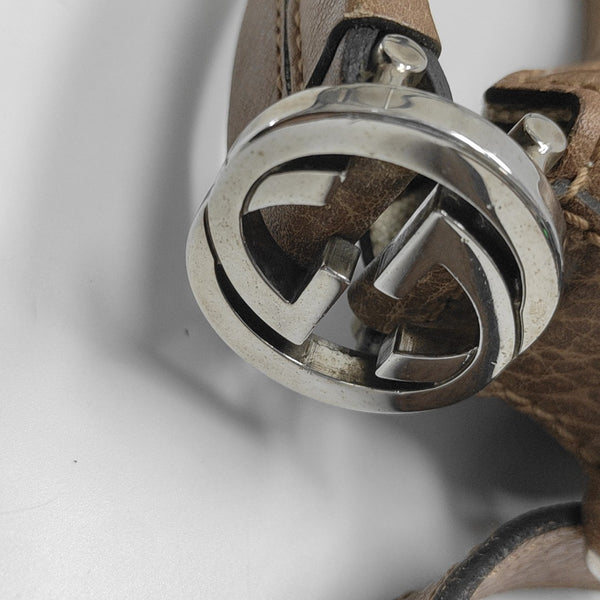 Calfskin Shoulder Bag Brown