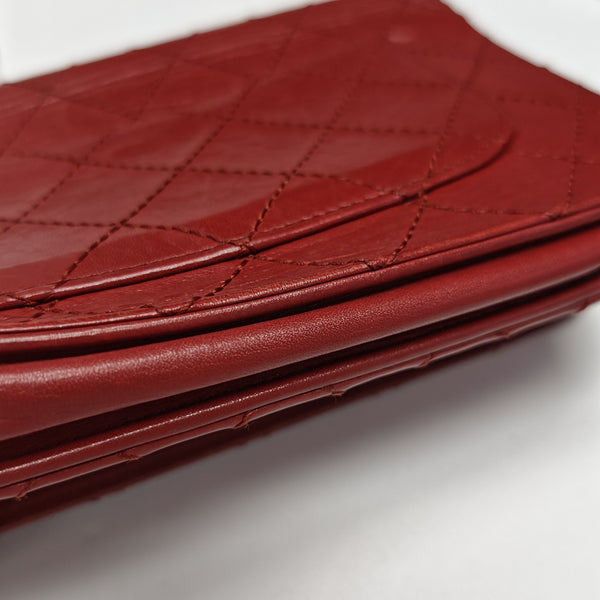 2.55 WOC Quilted Calfskin Red
