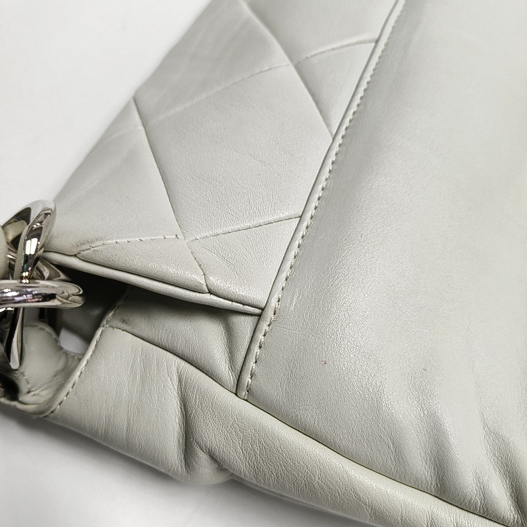 ON THE ROAD Quilted Calfskin White