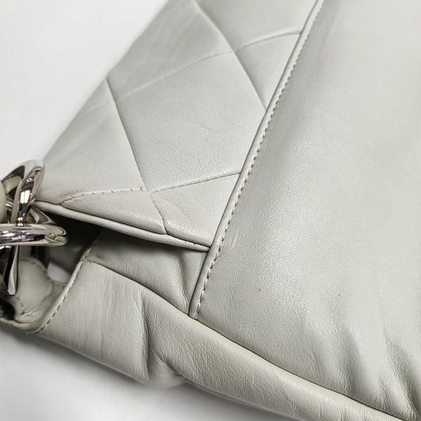 ON THE ROAD Quilted Calfskin White