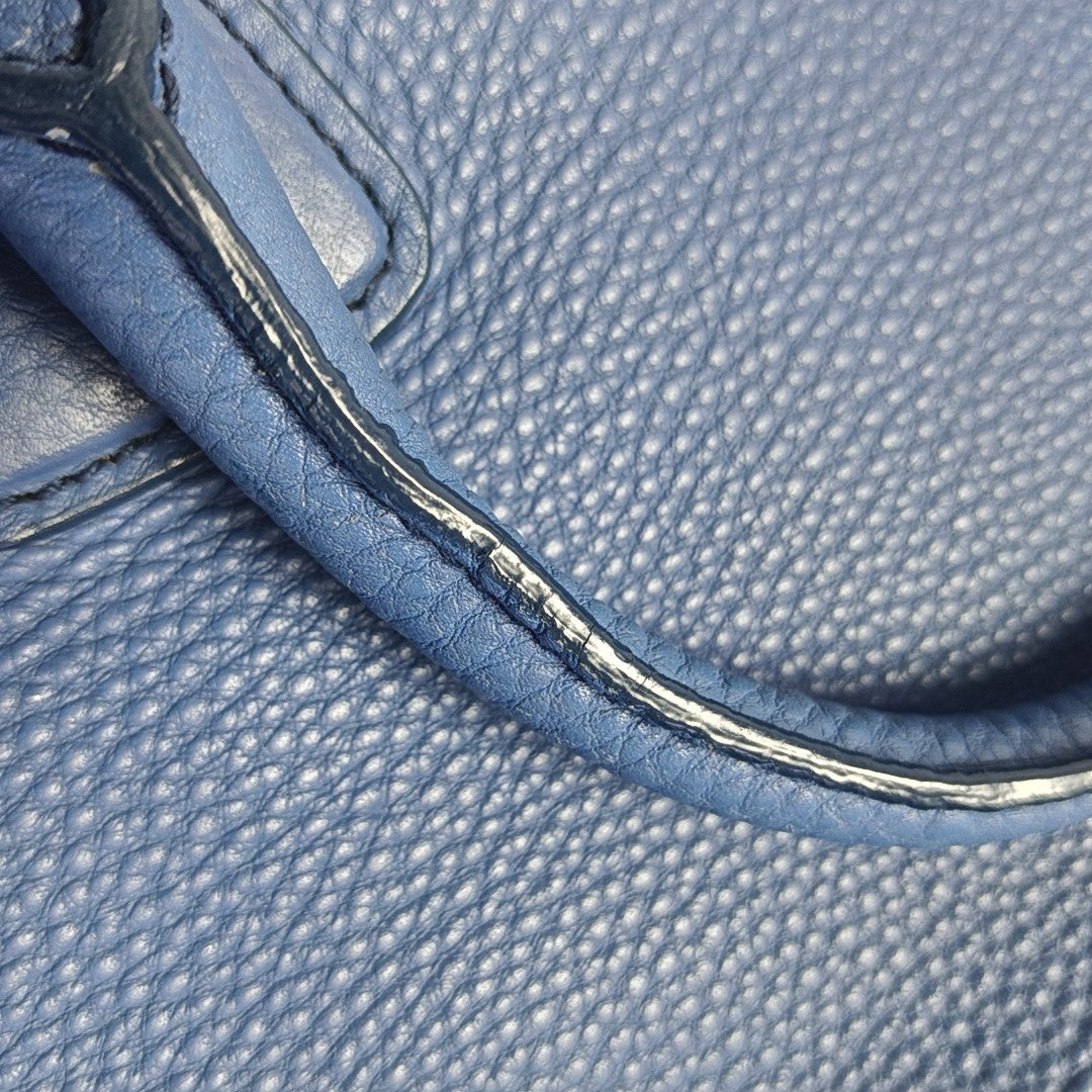 Calfskin Tote Bag Blue