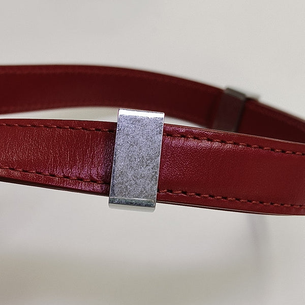 Authenticated pre-owned  CLASSIC BOX Mini Calfskin Red - Shoulder Bag at Looply