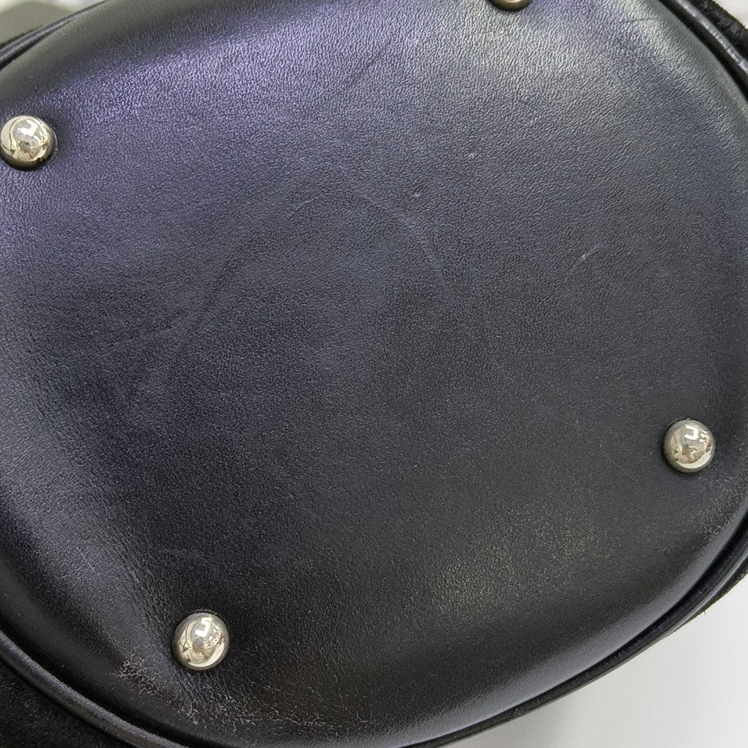 Suede Shoulder Bag Black
