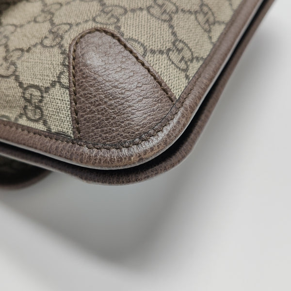 Neo Vintage Small Monogram Coated Canvas Beige