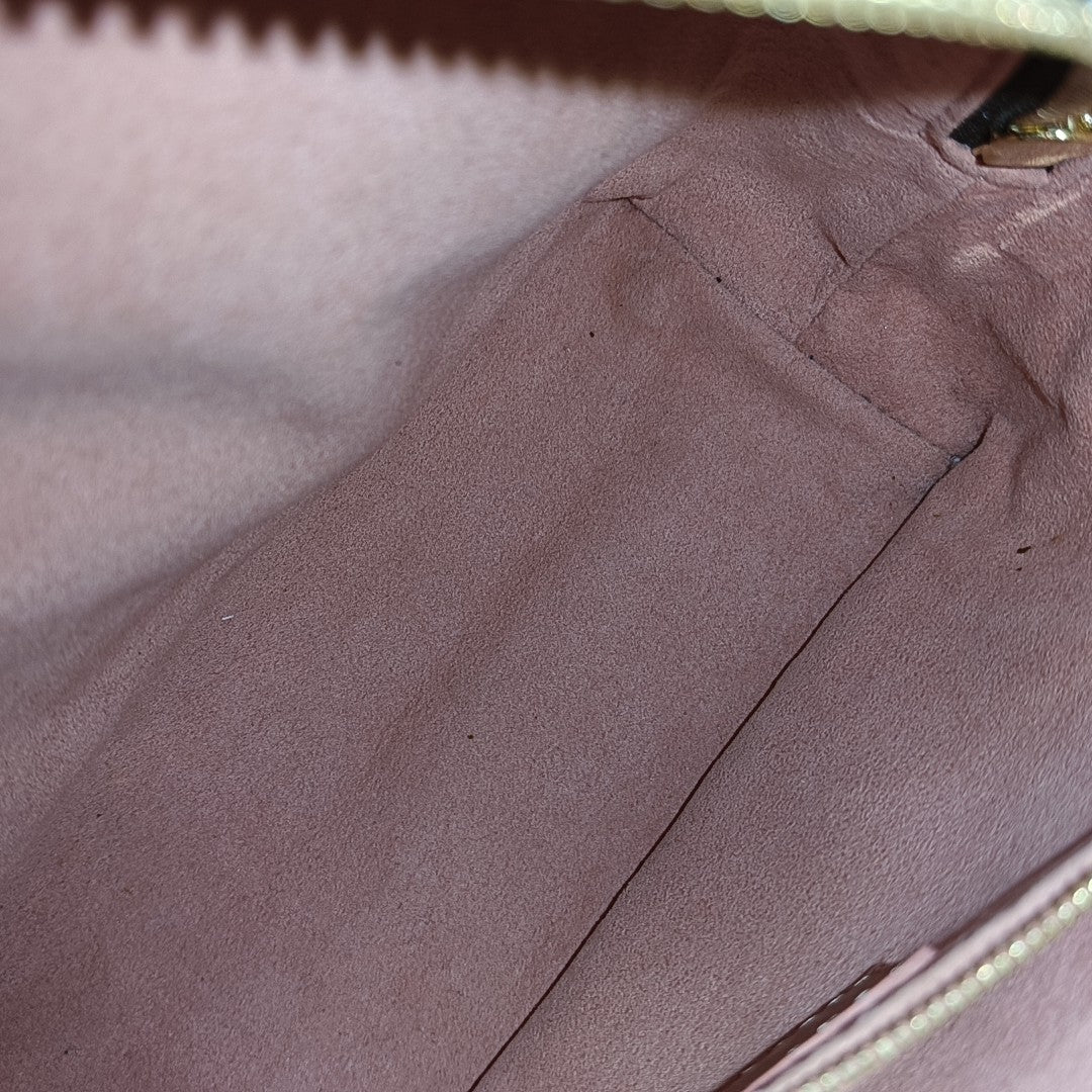 PETITE MALLE Monogram Coated Canvas Brown