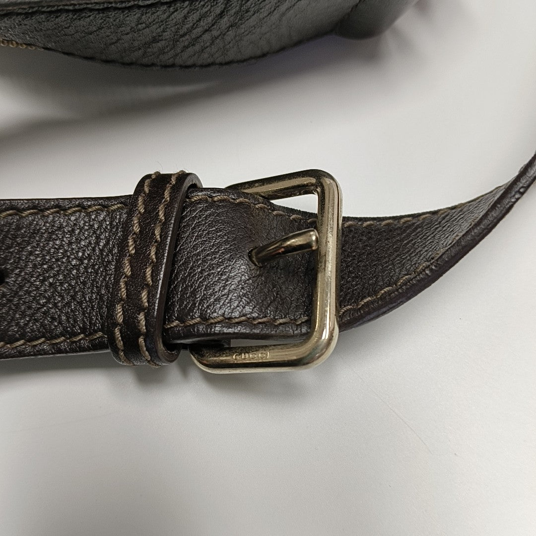 GG Imprime Monogram Calfskin Brown