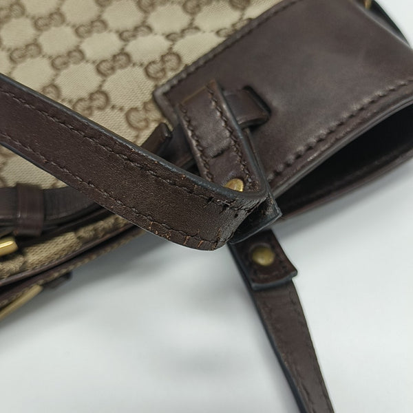 Monogram Canvas Tote Bag Brown