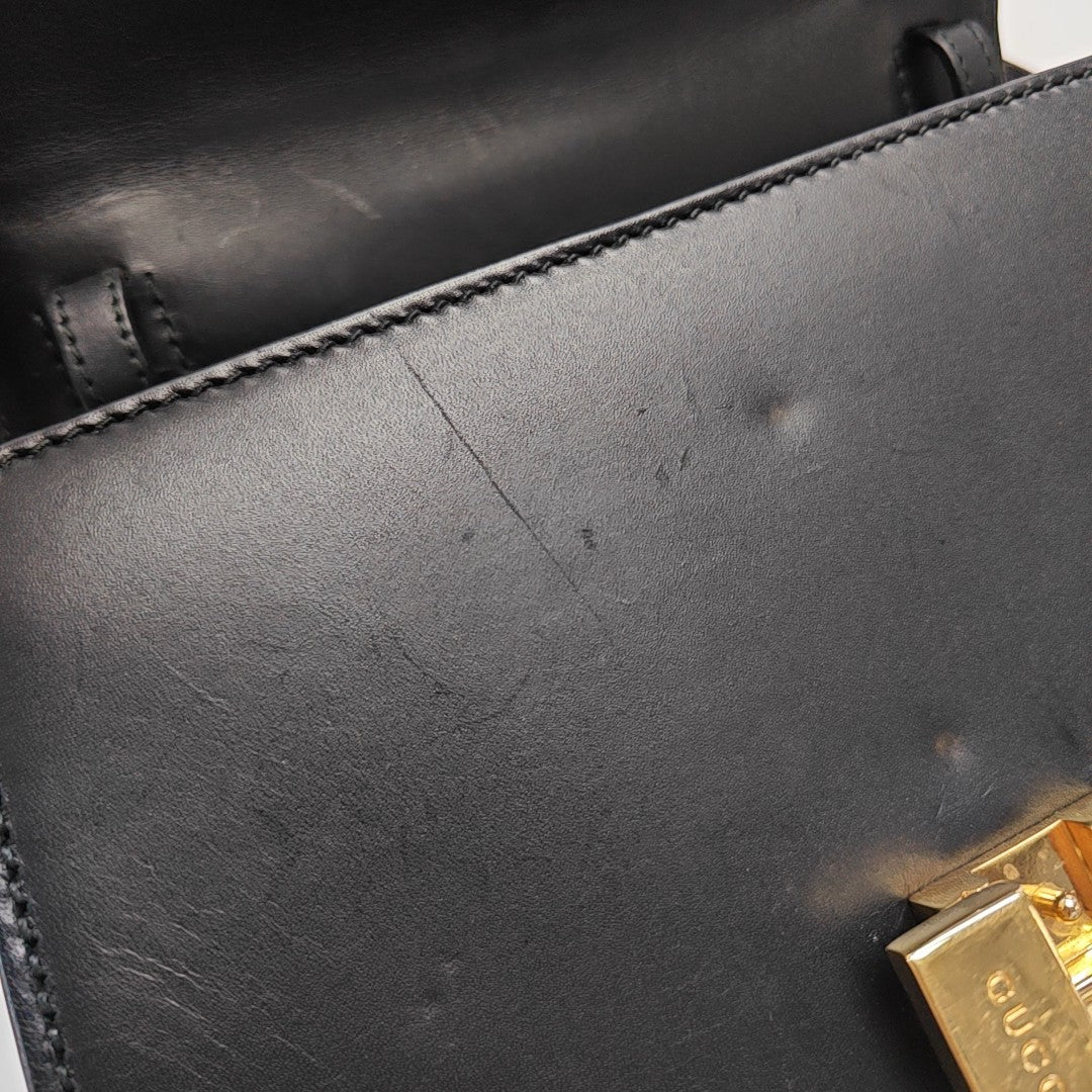 Sylvie Mini Calfskin Black