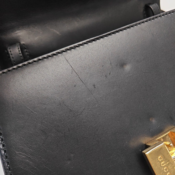 Sylvie Mini Calfskin Black