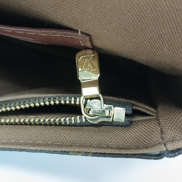 IVY Monogram Coated Canvas Brown