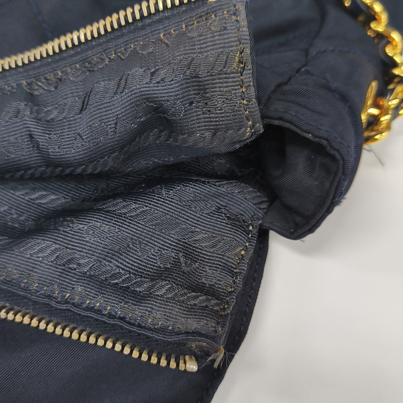 Vintage Quilted Nylon Black