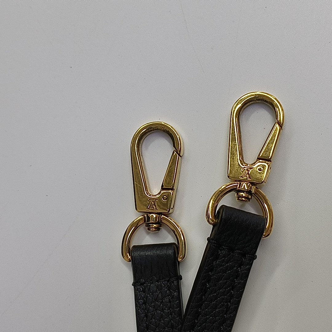 CITY STEAMER PM Calfskin Black