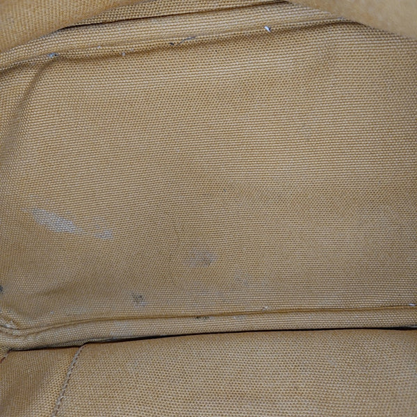 Denim Quilted Canvas Orange