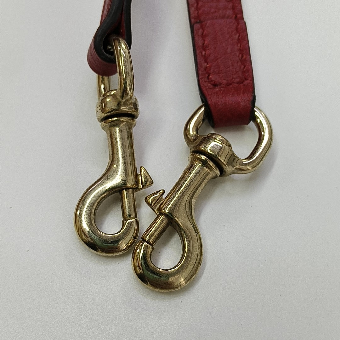 Microguccissima Calfskin Red