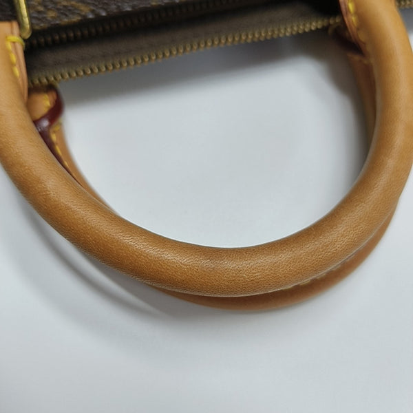 SPEEDY 35 Monogram Coated Canvas Brown
