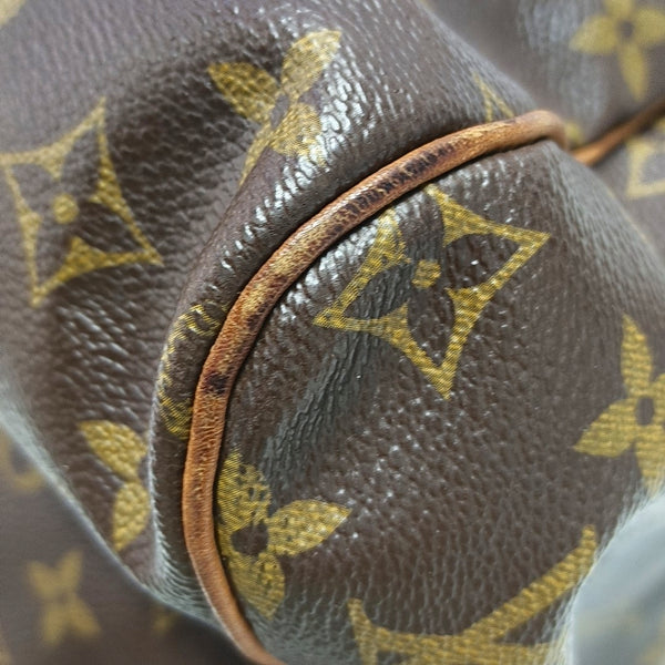SPEEDY 30 Monogram Coated Canvas Brown