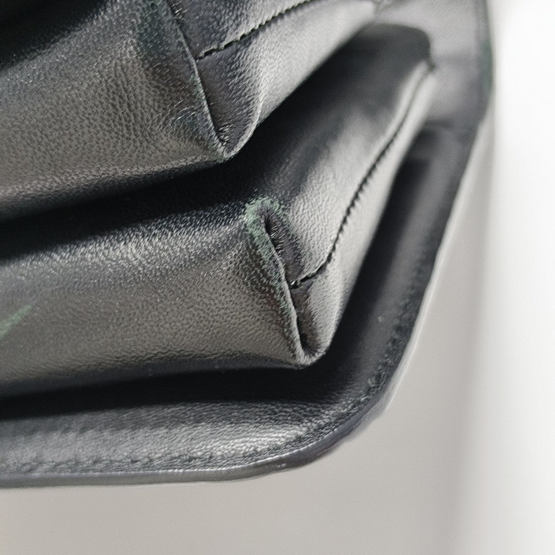 B. Small Calfskin Black