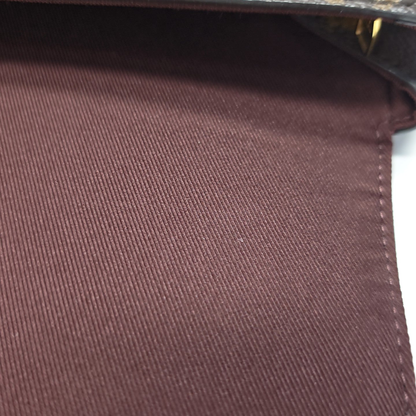 CLUNY MM Monogram Coated Canvas Brown