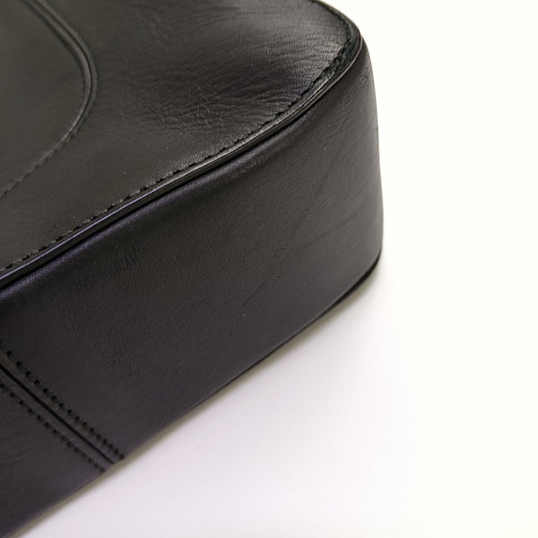 Calfskin Shoulder Bag Black