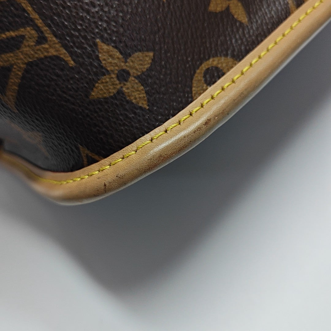 DIANE Monogram Coated Canvas Brown